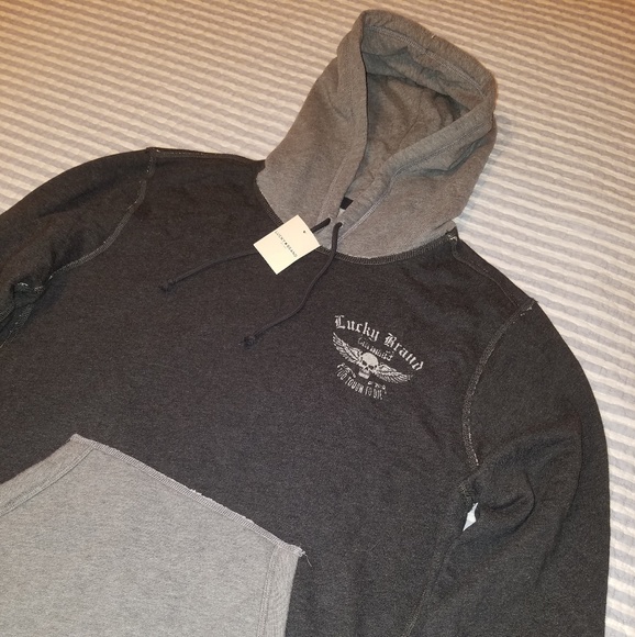 lucky brand hoodie mens